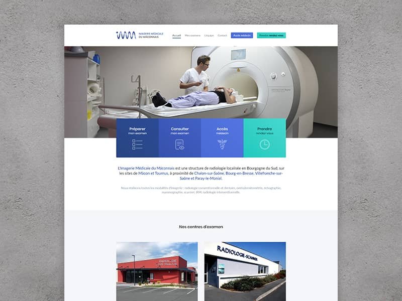 Création site radiologie